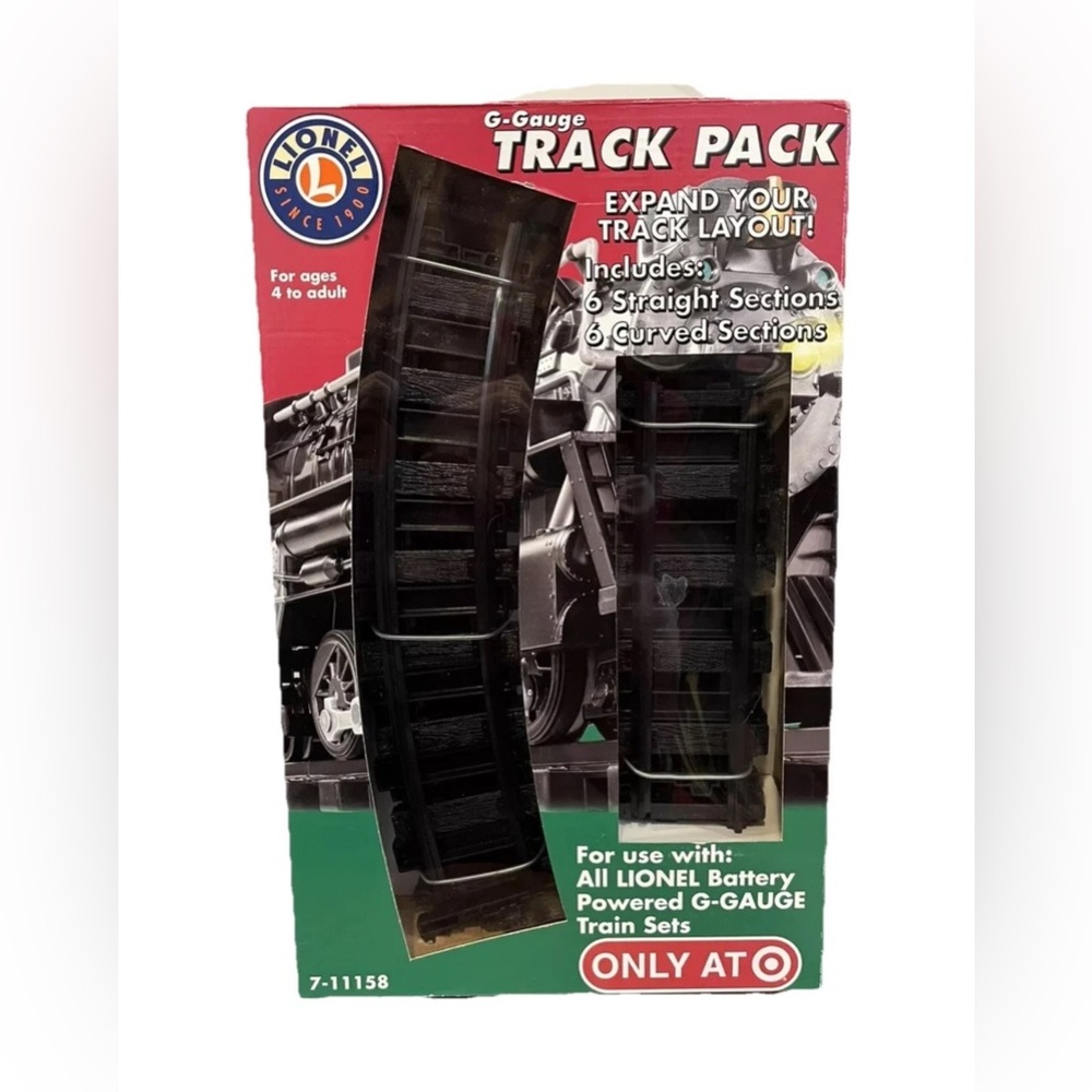 Lionel G-Gauge Track Pack - Black